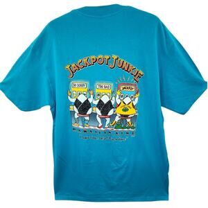 EOH Hawaii Vintage‎ Jackpot Junkie Graphic Single Stitch T-Shirt Streetwear